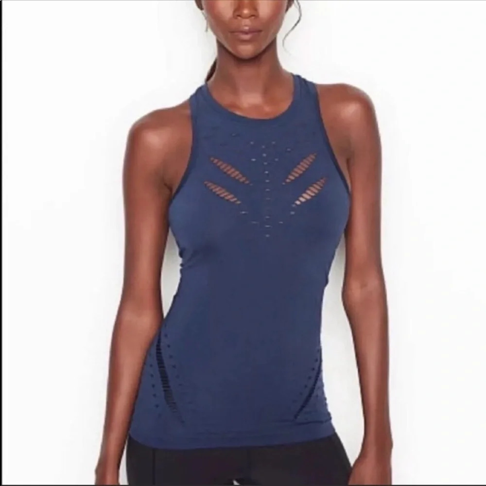 NWT Victoria’s Secret Navy Blue Seamless Tank